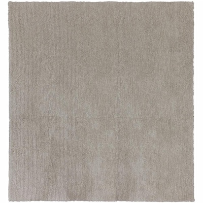 Ethereal Shag Gray 8 ft. x 8 ft. Square Indoor Area Rug