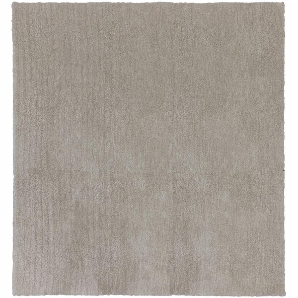 Home Decorators Collection Ethereal Shag Gray 8 ft. x 8 ft. Square Indoor Area Rug