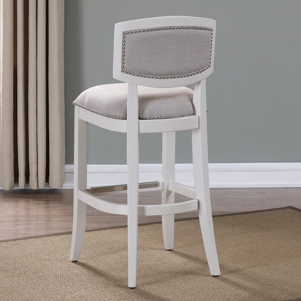 American Woodcrafters Amelia 26 In Off, Off White Counter Height Stools
