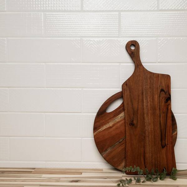 MSI Take Home Tile Sample - Citylights Crema 3D Mix 4 in. x MSI Take Home Tile Sample - Citylights Crema 3D Mix 4 in. x