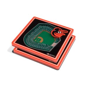 YouTheFan MLB Chicago Cubs 4 in. Metallics Coasters (Set of 4) 7011455 -  The Home Depot