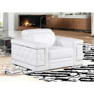 White Armchair Set of 1