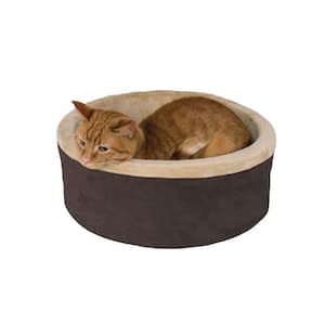 Thermo-Kitty Small Mocha Heated Cat Bed
