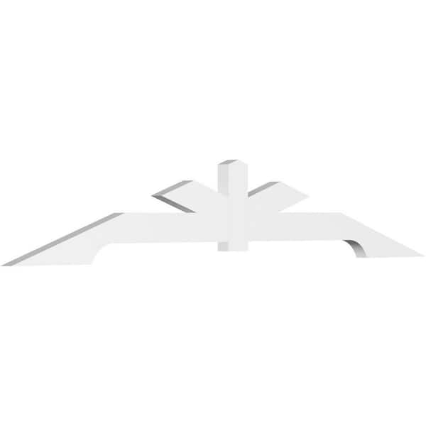 Ekena Millwork Vanguard 84 in. W x 14 in. H x 2 in. D Signature Polyurethane Bracket