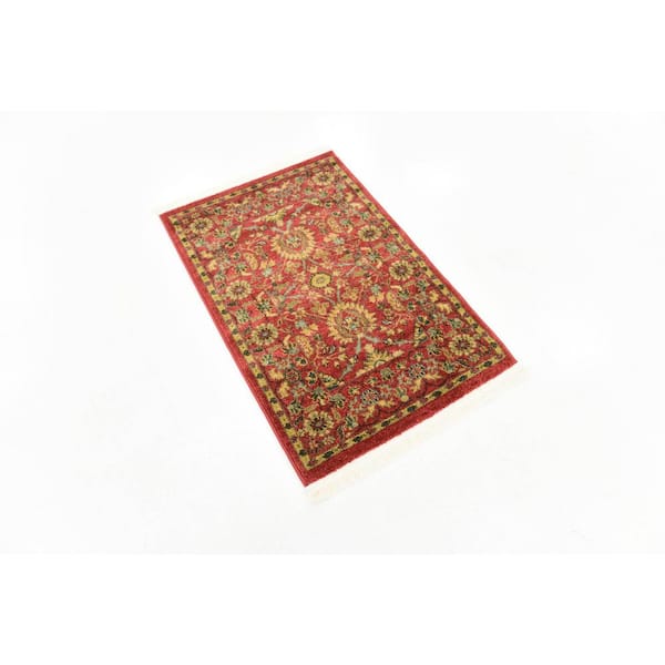Edinburgh Monroe Red 2' 2 x 3' 0 Area Rug