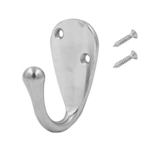 Everbilt Durable White Double Robe Hook 15361 - The Home Depot