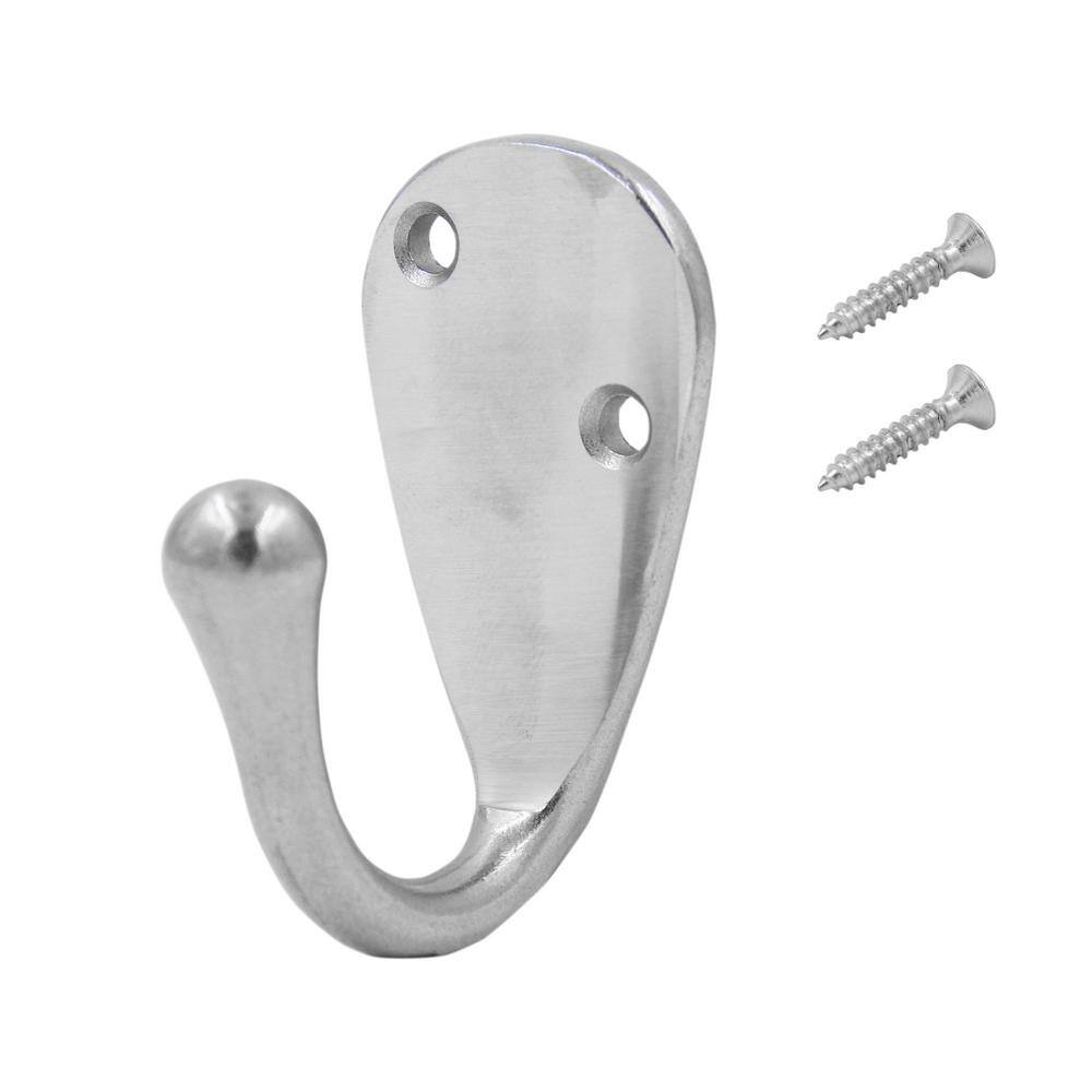 Everbilt Single Robe Hook in Stainless Steel 17764 The Home Depot