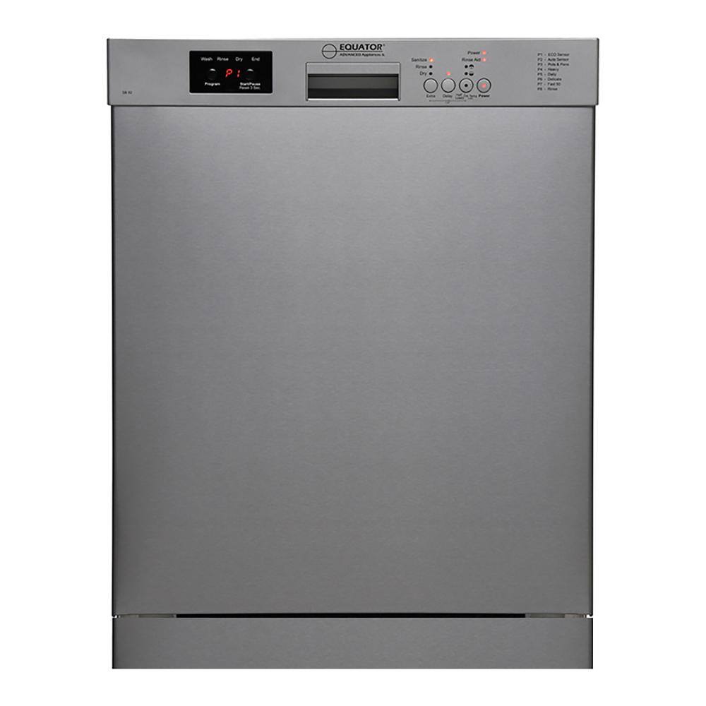 Equator 24 in. Built-In 14 place Dishwasher Europe made in Stainless