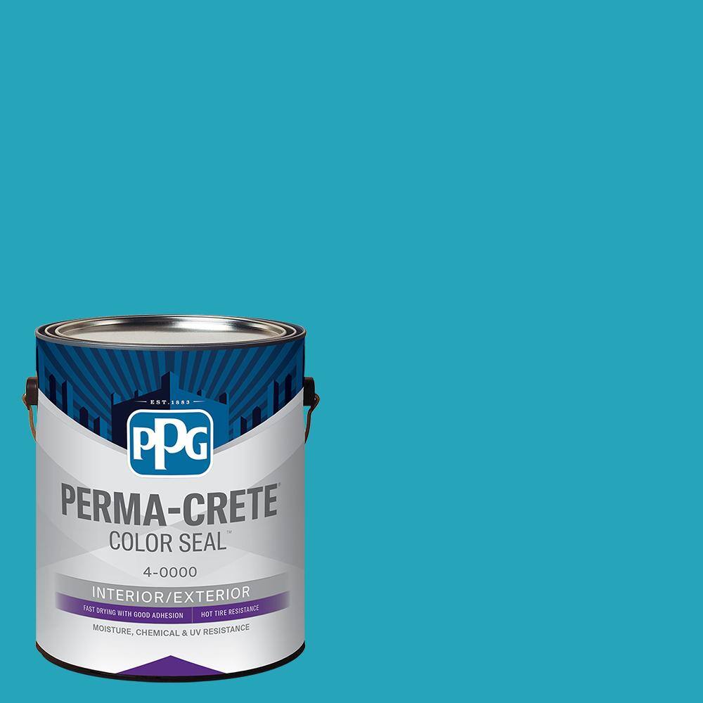PermaCrete Color Seal 1 gal. PPG12366 Jamaican Sea Satin Concrete