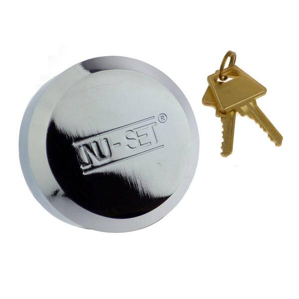 M Lock 6-Pack Hidden Shackle Hockey Puck Padlocks - 2-7/8 Inch (73mm) For Van, Trailer Doors