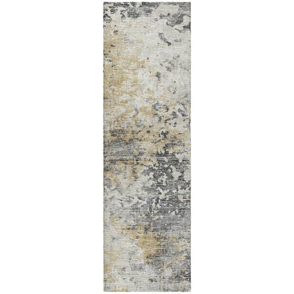 Dream Shag Premium Machine Washable Abstract ADS70 Moody 2 ft. x 7 ft. Runner Rug