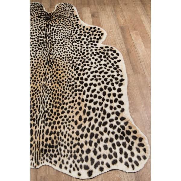 Mohawk Home Cheetah Spots Tan 5 ft. x 8 ft. Animal Print Area Rug 049384 -  The Home Depot