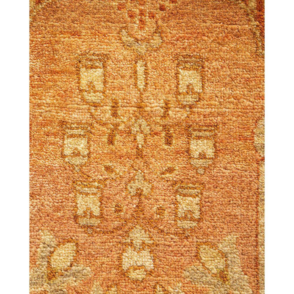 Handmade Traditional Red and Tan Wool 8' x 10' Area Rug
