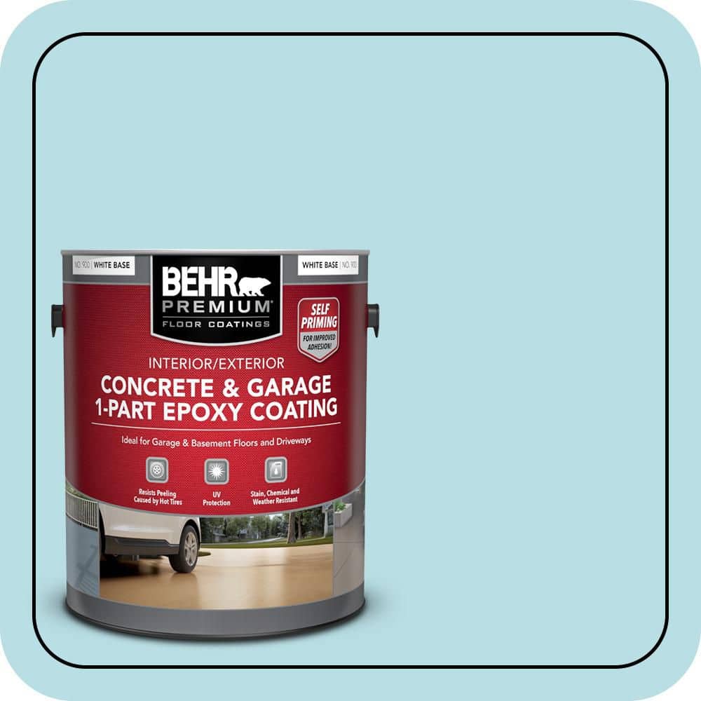 1 gal. #M470-2 Basin Blue Self-Priming 1-Part Epoxy Satin Interior/Exterior Concrete and Garage Floor Paint price history on PriceWatchPro