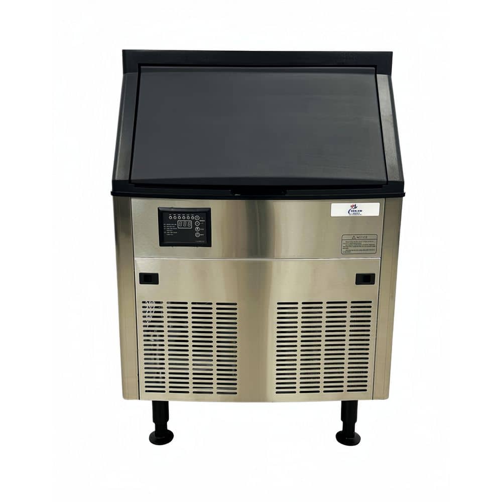 26in. W 219 lb. Daily Commercial Cube Ice Maker Machine, NSF Certified, Stainless Steel