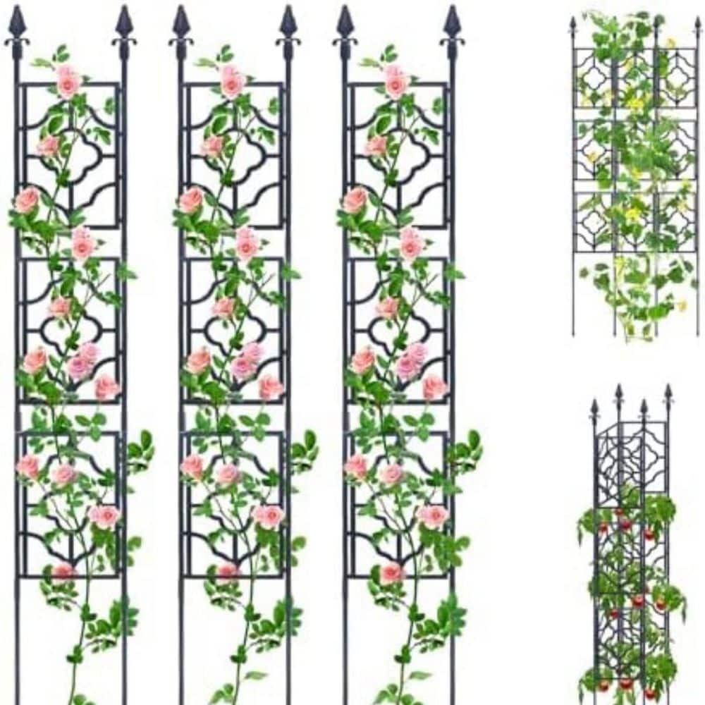 Tall Metal Obelisk Trellis for Climbing Plants and Vegetables price history on PriceWatchPro