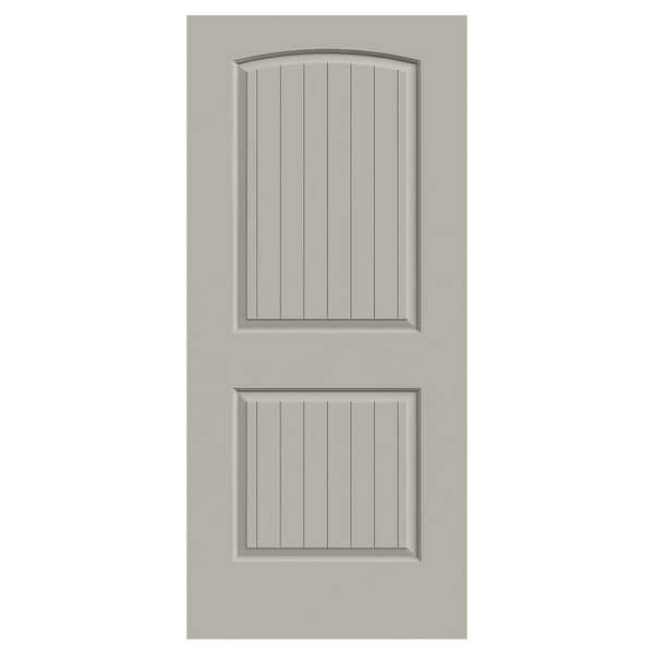 JELD-WEN 36 in. x 80 in. Santa Fe Vanilla Painted Smooth Solid Core Molded Composite MDF Interior Door Slab