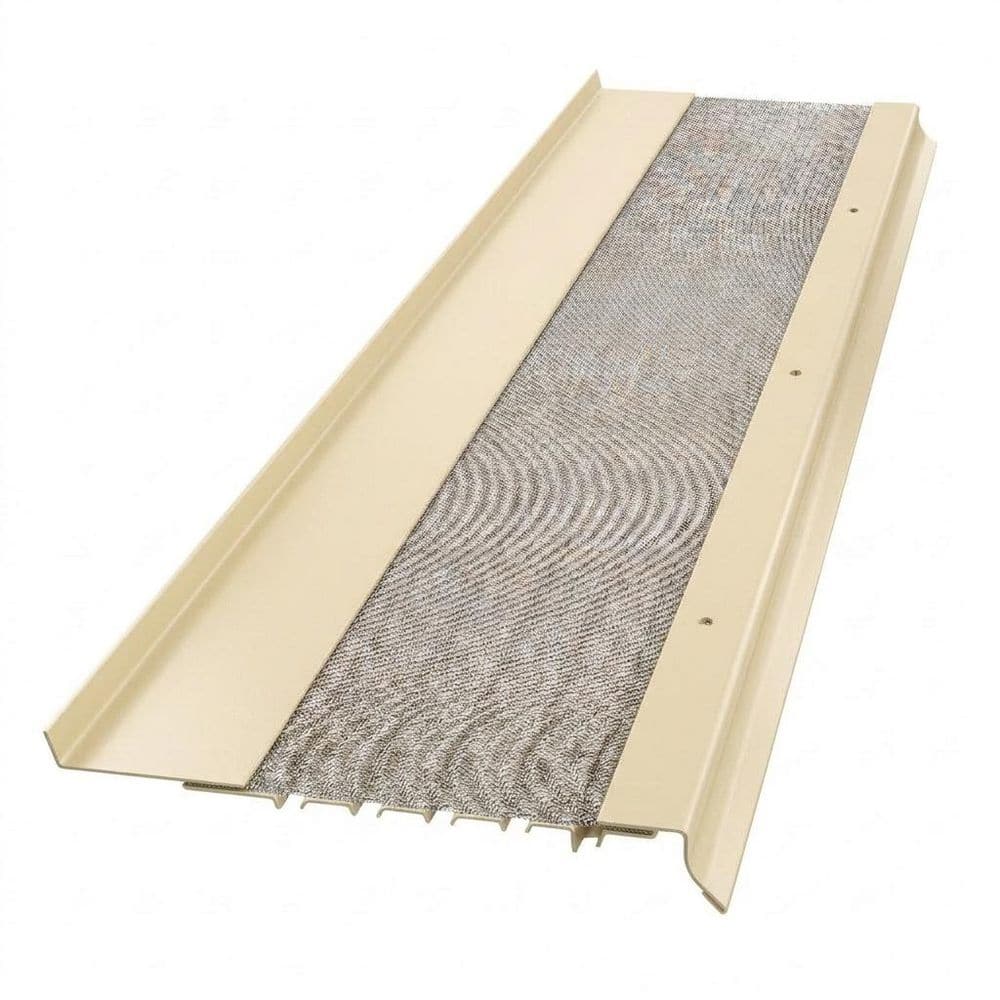 Micromesh [6.5 in. x 1 ft.] Gutter Guard only for 6 in. Half Round Gutters, Aluminum Frame and SS Mesh, Cream price history on PriceWatchPro