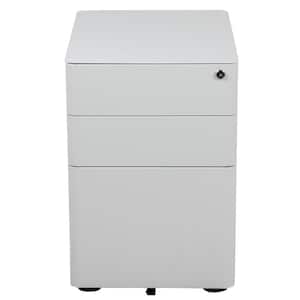White Vertical File Cabinet