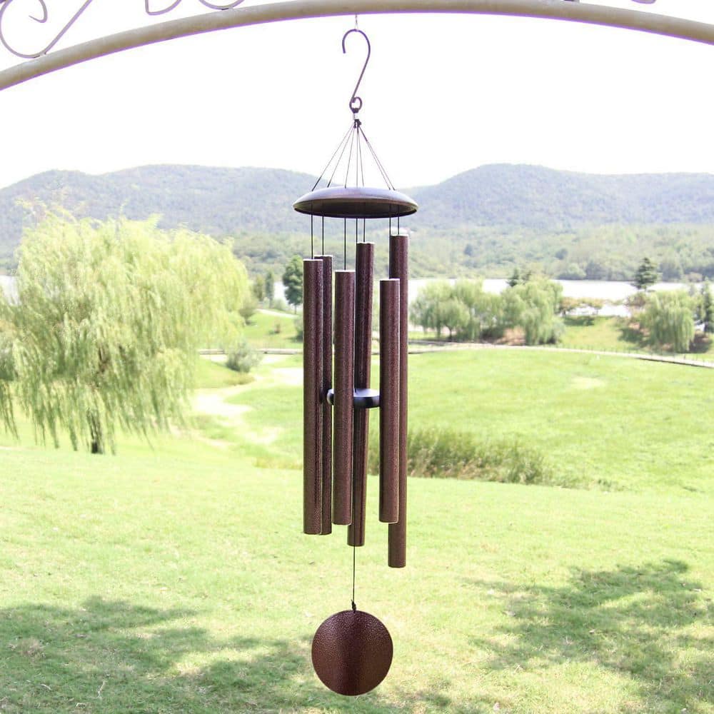 45" Bronze Aluminum Waterproof Memorial Wind Chimes