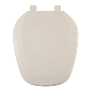 Eljer Emblem Round Closed Square Front Toilet Seat in Natural