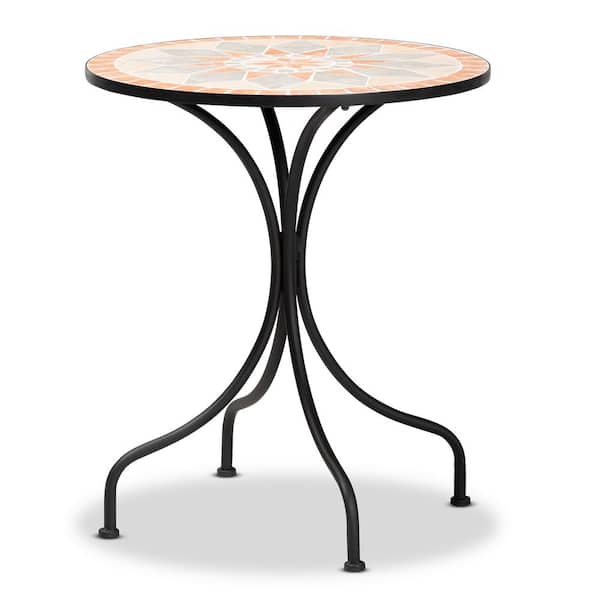 Baxton Studio Talise Black Metal Outdoor Dining Table
