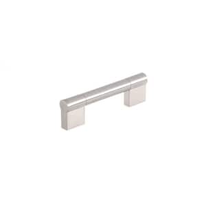 Avellino Collection 3 3/4 in. (96 mm) Brushed Nickel Modern Cabinet Bar Pull