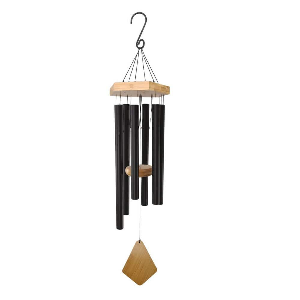 30 in. Wind Chimes Outdoor Deep Tone, Memorial Wind Chimes with Hook as Gifts for Housewarming, Christmas, Black price history on PriceWatchPro