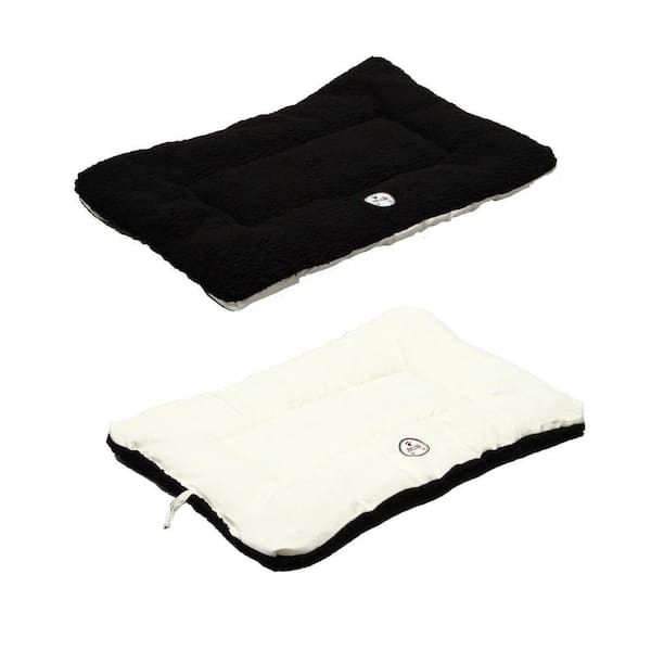 Eco-Paw Medium Black and White Reversible Pet Bed