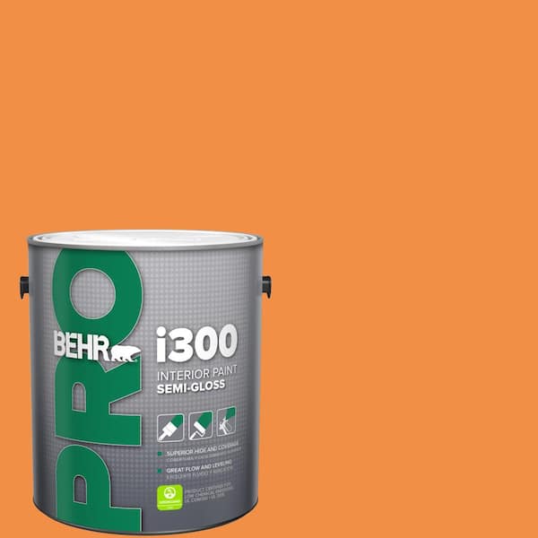 BEHR PRO 1 gal. #260B-7 Bird of Paradise Semi-Gloss Interior Paint
