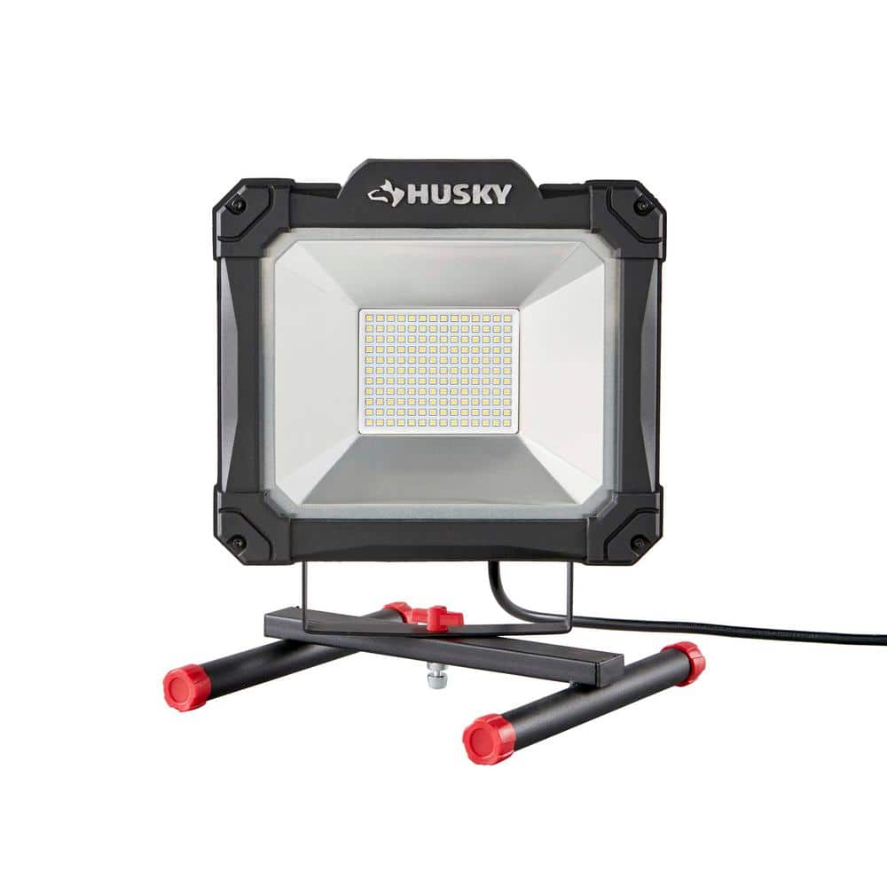 Husky 12000 Lumens/6000 Lumens Portable LED Work Light
