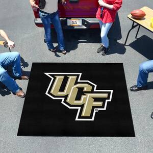 NCAA University of Central Florida Black 5 ft. x 6 ft. Indoor/Outdoor Tailgater Area Rug