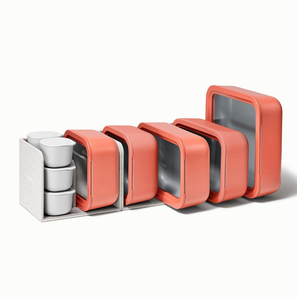 Perracotta 14-Piece Contemporary Glass Food Storage Set