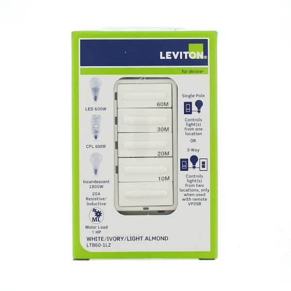 Levven Wireless Light Switch Kit (Light Almond)