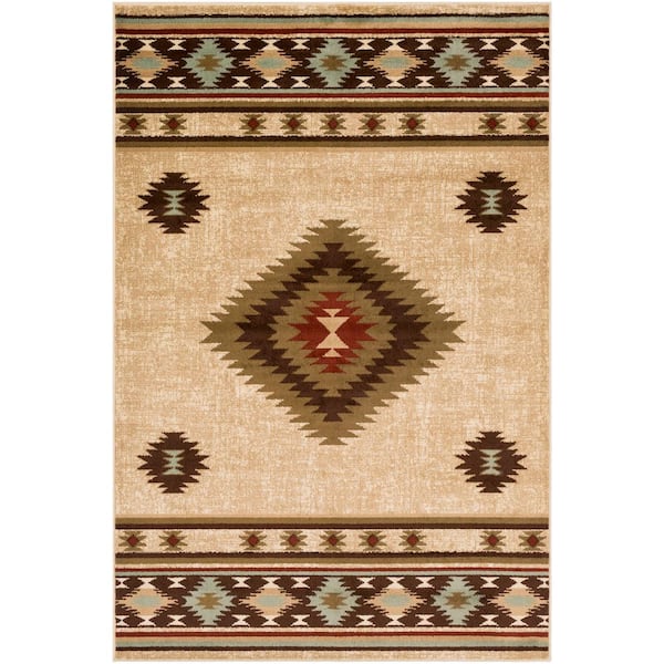 Artistic Weavers Sora Khaki 5 ft. 3 in. x 7 ft. 6 in. Area Rug