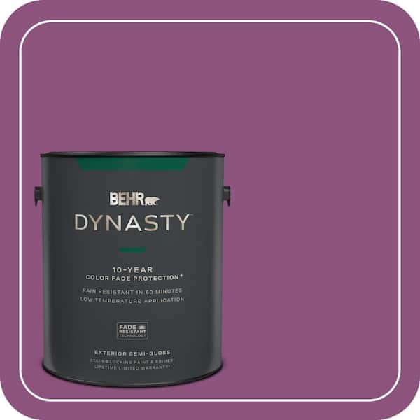 BEHR DYNASTY 1 gal. Home Decorators Collection #HDC-MD-07 Dynamic Magenta Semi-Gloss Exterior Stain-Blocking Paint & Primer