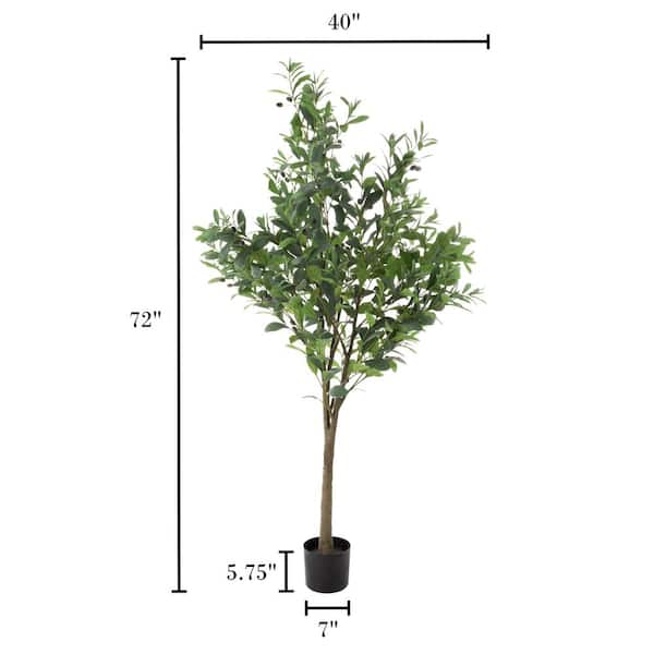 Extra Large Faux Potted Olive Tree