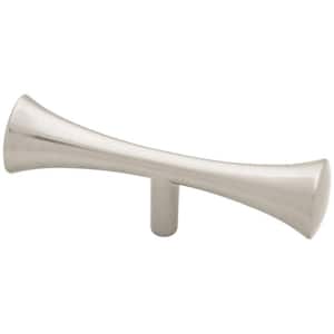 Liberty Smooth Hourglass 3-1/2 in. (89 mm) Satin Nickel Cabinet T-Knob