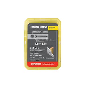 #6 x 1-1/4 in. Phillips Bugle Head Drywall Screw (1-Pack)