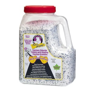 7 lbs. Shaker Jug of Calcium Chloride Pellets with Traction Granules