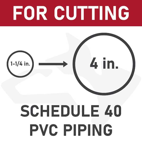 Internal Diameter PVC Pipe Cutter for 1-1/4 in. up to 10 in. Pipe