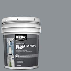 5 gal. #PPU18-04 Dark Pewter Semi-Gloss Direct to Metal Interior/Exterior Paint