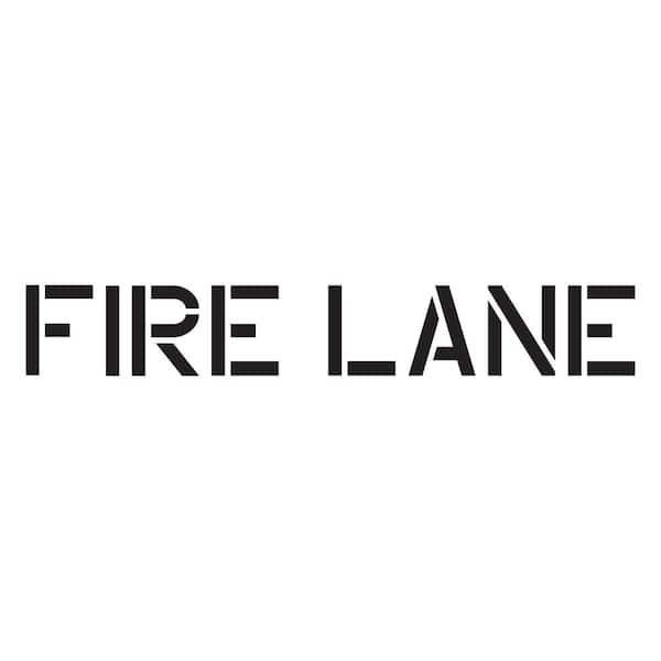 Stencil Ease 24 in. Fire Lane Stencil