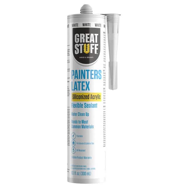 GREAT STUFF Painters Latex 10.1 fl. oz. White Siliconized Acrylic