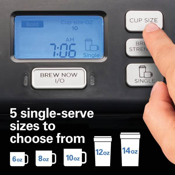 Hamilton Beach FlexBrew Trio 12-Cup Black Drip Coffee Maker Hamilton Beach FlexBrew Trio 12-Cup Black Drip Coffee Maker