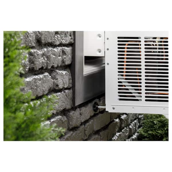 GE - Profile ClearView Ultra Quiet 10,000 BTU 115V Window Air Conditioner Cools 450 Sq. Ft. with Easy Install in White