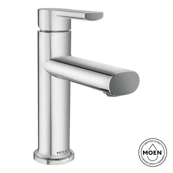 MOEN Meena Single Hole Single-Handle Bathroom Faucet in Chrome