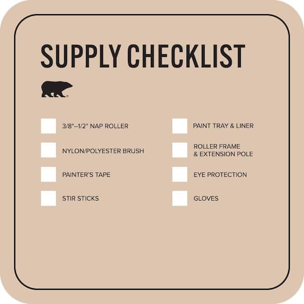 BEHR PREMIUM - 1 gal. #N250-2A Bali Sand Self-Priming 1-Part Epoxy Satin Interior/Exterior Concrete and Garage Floor Paint