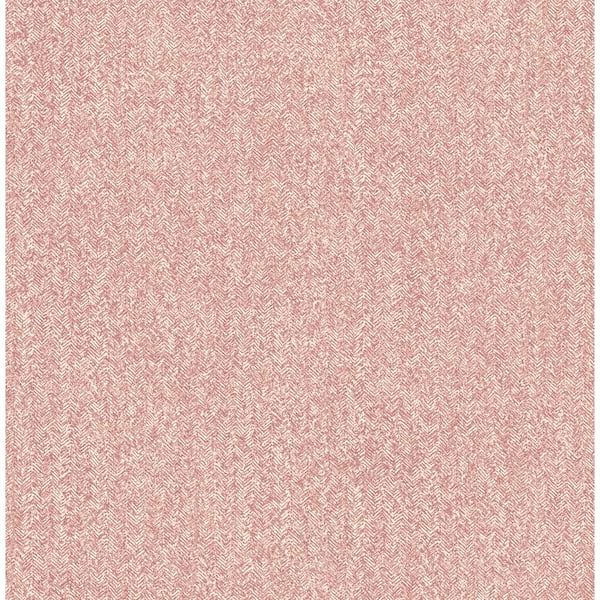 A-Street Prints Ashbee Burgundy Tweed Wallpaper Sample