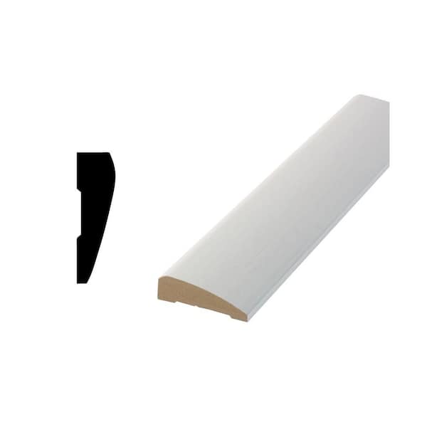 Woodgrain Millwork WG 3326 - 15/32 in. x 2-1/4 in. Primed MDF Door and Window Casing Doorpack contains 5 pieces at 84 in.